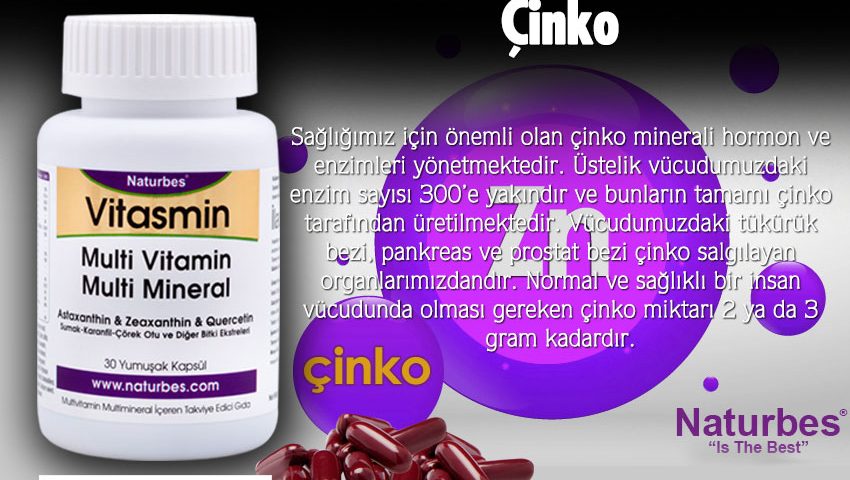 Çinko Minerali - Çinko Nedir? Çinko'nun Faydaları